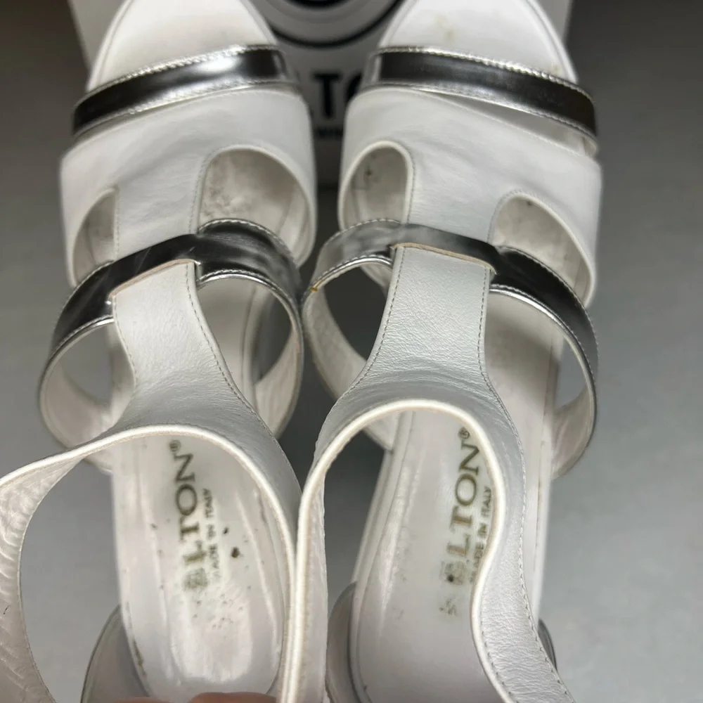 KELTON THE WINGS WOMENS WHITE WEDGES SZ EU 39 - Picture 9 of 10